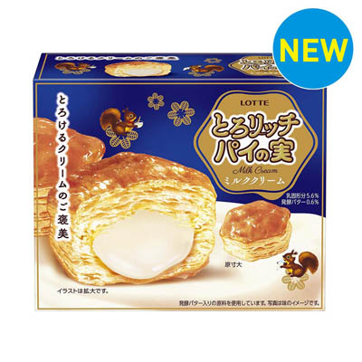 ロッテ　とろリッチパイの実　ミルククリーム