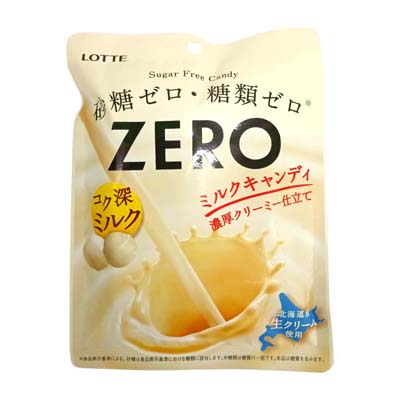 ロッテ　ゼロミルクキャンディ　袋　５０ｇ