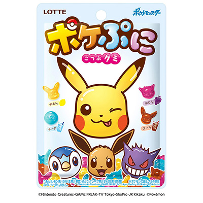 ロッテ ポケぷに こつぶグミ 80g