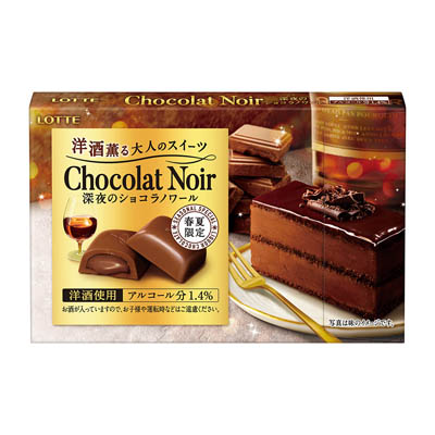 ロッテ　洋酒薫る大人のスイーツ　深夜のショコラノワール【洋酒使用】