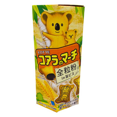 ロッテ コアラのマーチ 全粒粉in旨ビス 46g