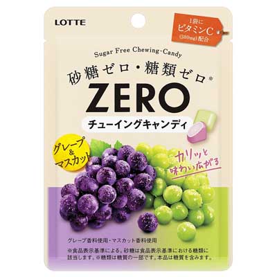 ロッテ　ゼロ　チューイングキャンディ　グレープ＆マスカット　26ｇ