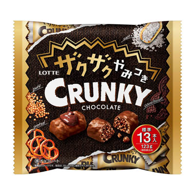 ロッテ　ザクザクやみつきクランキー　123ｇ