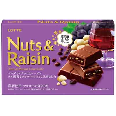 ロッテ ナッツ&レーズン 3本
