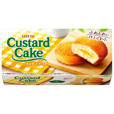 ロッテ カスタードケーキ 6個
