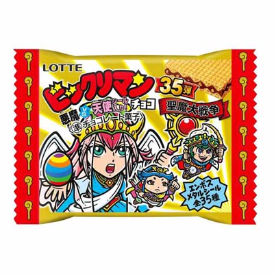 ロッテビックリマンチョコ悪魔VS天使シール入り1枚
