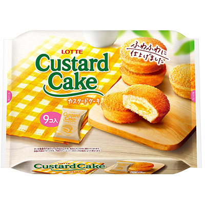 ロッテ カスタードケーキパーティーパック  9個入