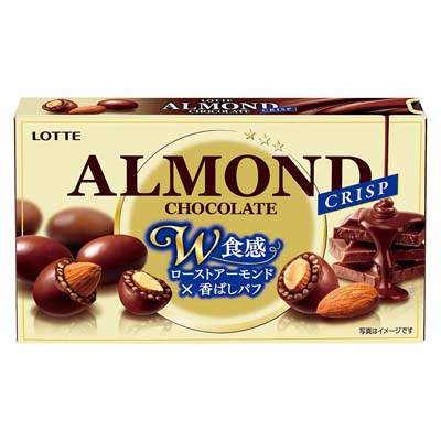 ロッテ アーモンドチョコレート クリスプ 80g