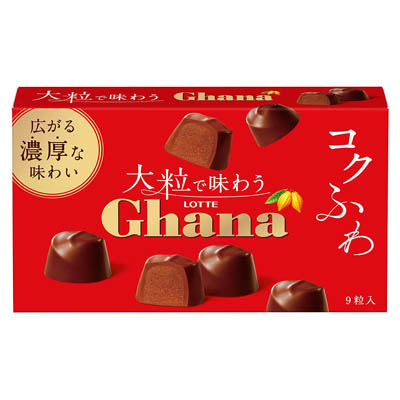 ロッテ 大粒で味わうガーナ 9粒