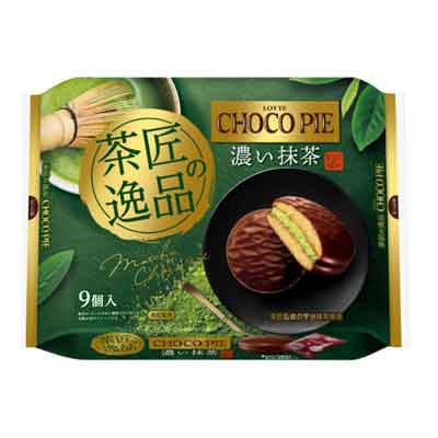 ロッテ チョコパイパーティーパック 茶匠の逸品 濃い抹茶