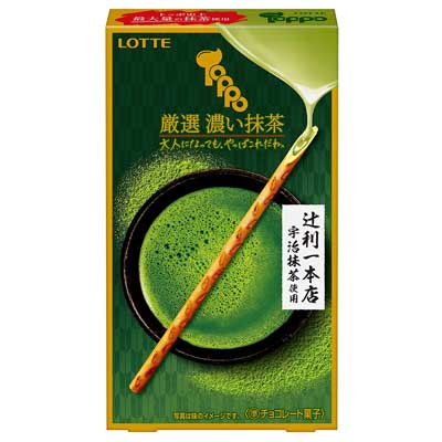 ロッテ トッポ 厳選濃い抹茶 2袋