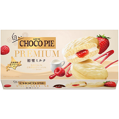 ロッテ 白いチョコパイ プレミアム 初雪ミルク 6個
