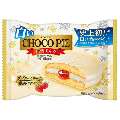 ロッテ 白いチョコパイ初雪ミルク 1個
