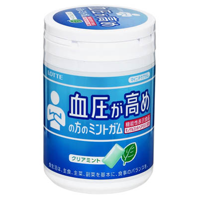 ロッテ マイニチケアガム血圧が高めの方のミントガム 125g