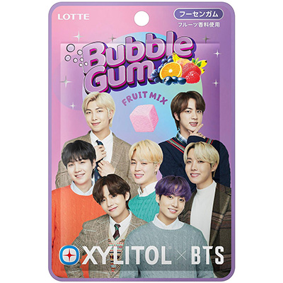 ロッテ キシリトール×BTS バブルガムフルーツMIX 30g