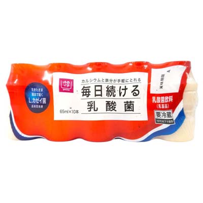 ゆめイチ　毎日続ける乳酸菌　65ｍｌ×10本
