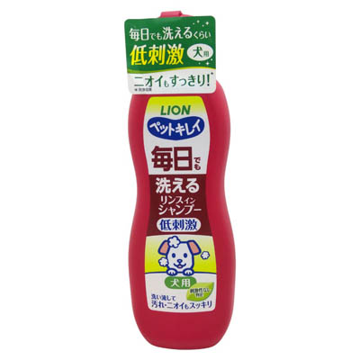 ライオン　ペットキレイ　毎日でも洗える低刺激リンスインシャンプー　犬用　330ml