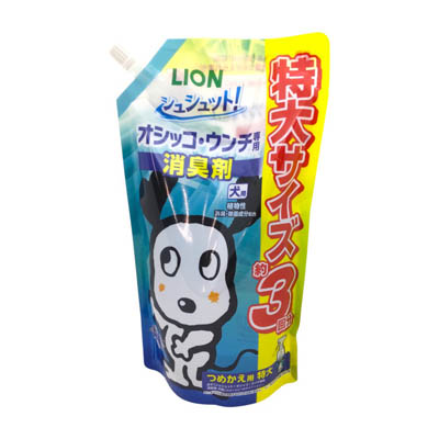 ライオン　オシッコ・ウンチ専用　消臭剤　犬用　つめかえ用　720ml