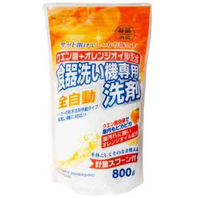 ロケット石鹸　全自動食器洗い機専用洗剤　800ｇ