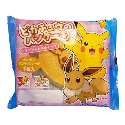 リョーユー　ピカチュウのパンケーキ　いちごジャム＆ホイップ　1個