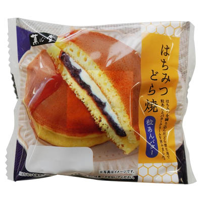菓心堂 はちみつどら焼(粒あんバター)
