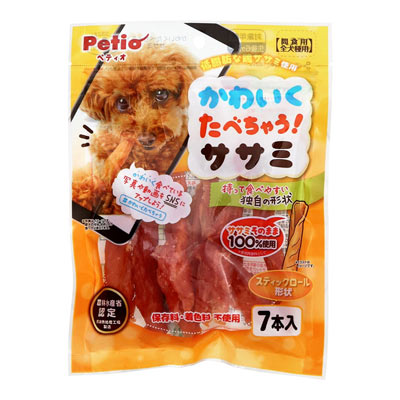 ペティオ かわいくたべちゃう! ササミ 7本入