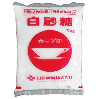 日新製糖　カップ印白砂糖１ｋｇ