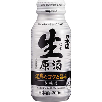 日本盛 生原酒 ボトル缶 200ml