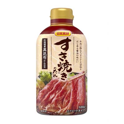 すき焼きのたれ　520ｇ　※商品画像をクリックすると商品裏面のレシピなどがご確認いただけます