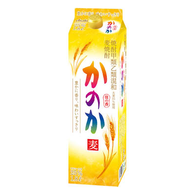 アサヒ麦かのか25度パック1.8L