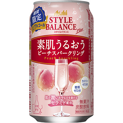 アサヒ　スタイルバランス　素肌うるおうピーチスパークリング　３５０ｍｌ