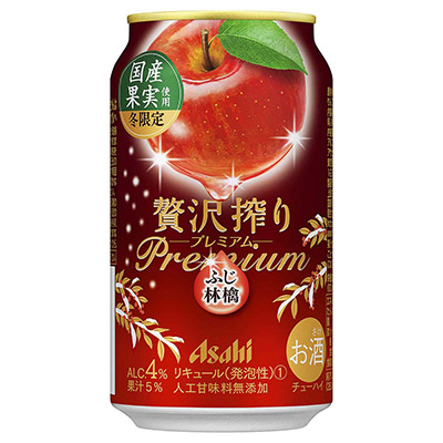 アサヒ 贅沢搾りプレミアム ふじ林檎 350ml