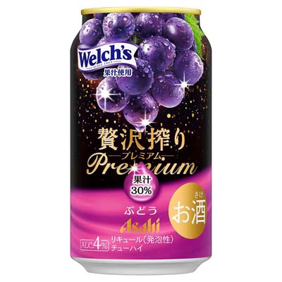 アサヒ　贅沢搾りプレミアム　ぶどう　３５０ｍｌ
