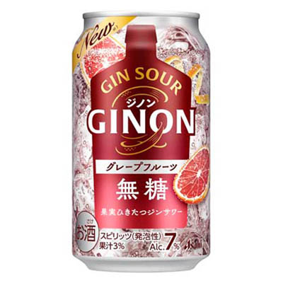 アサヒ　ＧＩＮＯＮ　グレープフルーツ 無糖　３５０ｍｌ