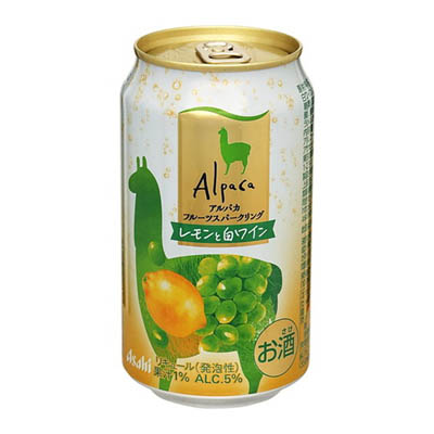 アサヒ　アルパカフルーツ　レモンと白ワイン３５０ｍｌ