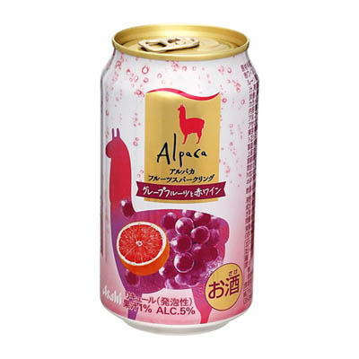 アサヒ　アルパカフルーツ　グレープフルーツと赤ワイン３５０ｍｌ
