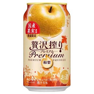アサヒ　贅沢搾りプレミアム国産和梨　350ml