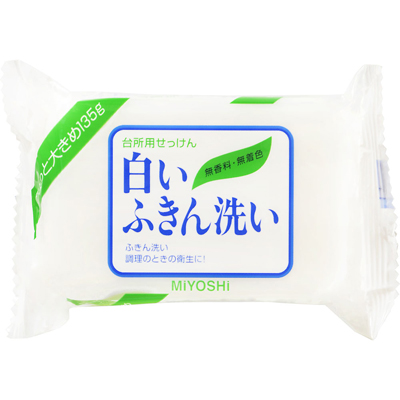 ミヨシ白いふきん洗い１３５ｇ