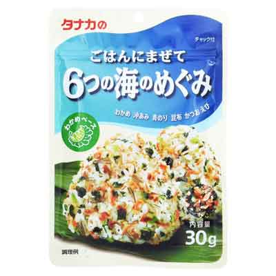 田中食品　ごはんにまぜて6つの海のめぐみ　30ｇ