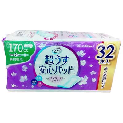 リフレ　超うす安心パッド　まとめ買いパック　32枚入