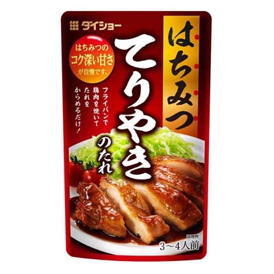 はちみつてりやきのたれ　100ｇ　※商品画像をクリックすると商品裏面のレシピなどがご確認いただけます