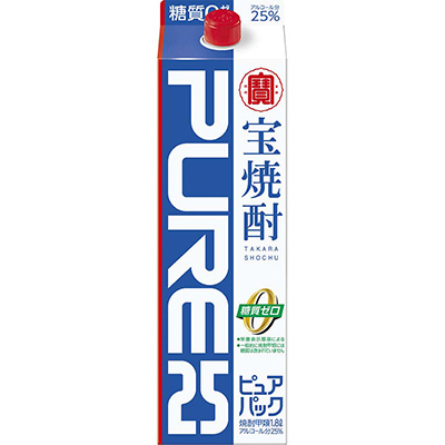 宝酒造 宝焼酎ピュアパック 25度 1800ml