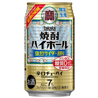 宝　焼酎ハイボール　強烈サイダー割り　３５０ｍｌ