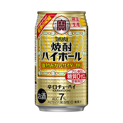 宝 焼酎ハイボール 強烈みかんサイダー割り 350ml