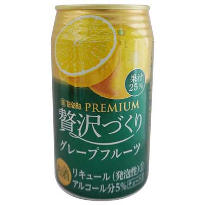 宝酒造 宝プレミアム 贅沢づくり グレーフルーツ 350ml