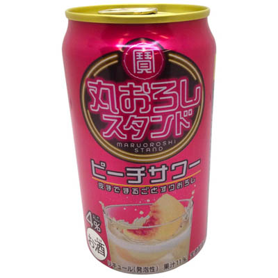 宝酒造　寶　丸おろしスタンド　ピーチサワー　350ｍｌ