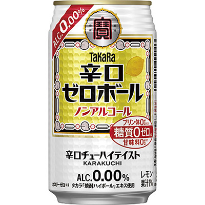 宝　辛口ゼロボール　ノンアルコール　辛口チューハイテイスト　３５０ｍｌ