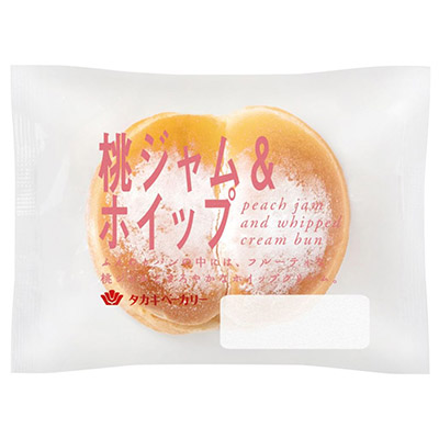 タカキ　桃ジャム＆ホイップ