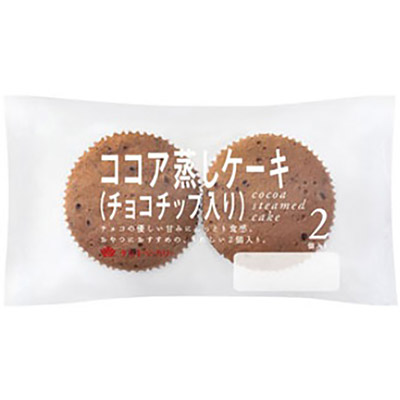 タカキ　ココア蒸しケーキ（チョコチップ入り）
