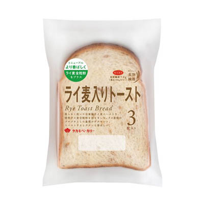 タカキベーカリー　ライ麦入りトースト　3枚入り